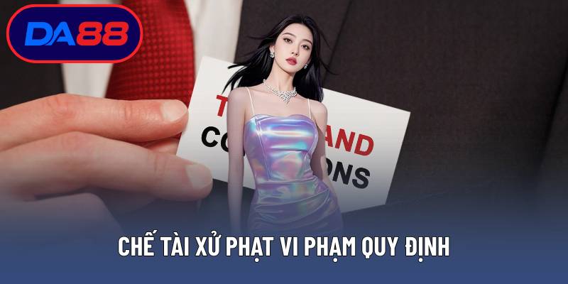 Chế tài xử phạt vi phạm quy định