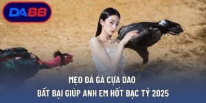 Mẹo Đá Gà Cựa Dao